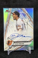 2022 Topps Finest John Means Finest Moments Auto Refractor Orioles SP Clean 💎