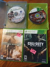 Call of Duty Black Ops Modern Warfare 2 Fallout New Vegas Assassin's Creed 2 360