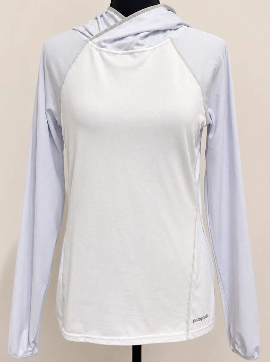 Patagonia Womens Hoodie Pullover Medium White Lightweight Performance Active Top
Opens in a new wind