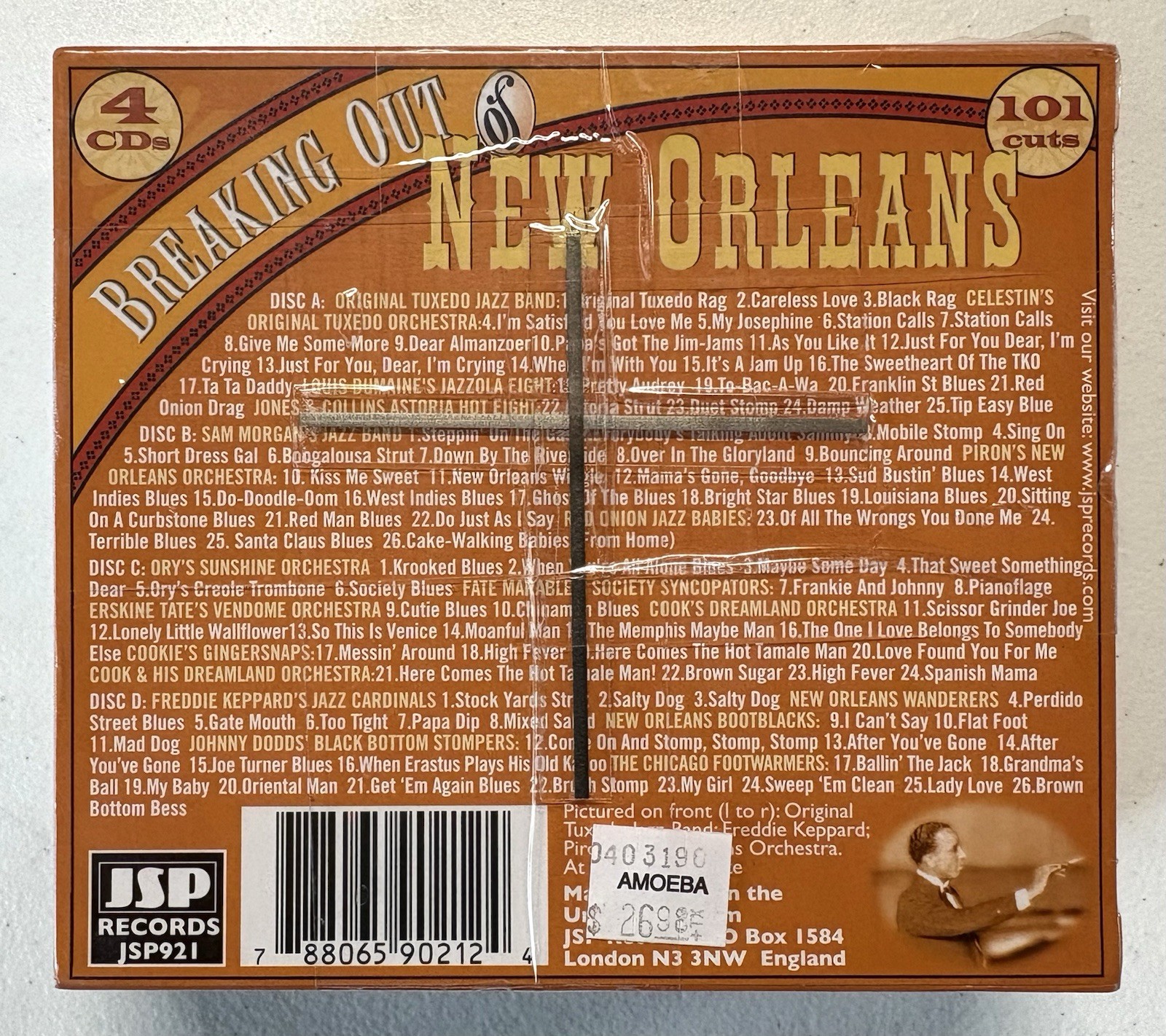 Breaking Out Of New Orleans 1922-1929 CD Box Set - Import (4-Discs, 2004)