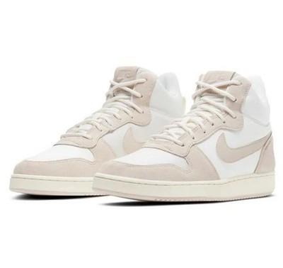 Nike Court Borough Mid PRM White Sail Beige Damen Sneaker Schuhe 844907-101