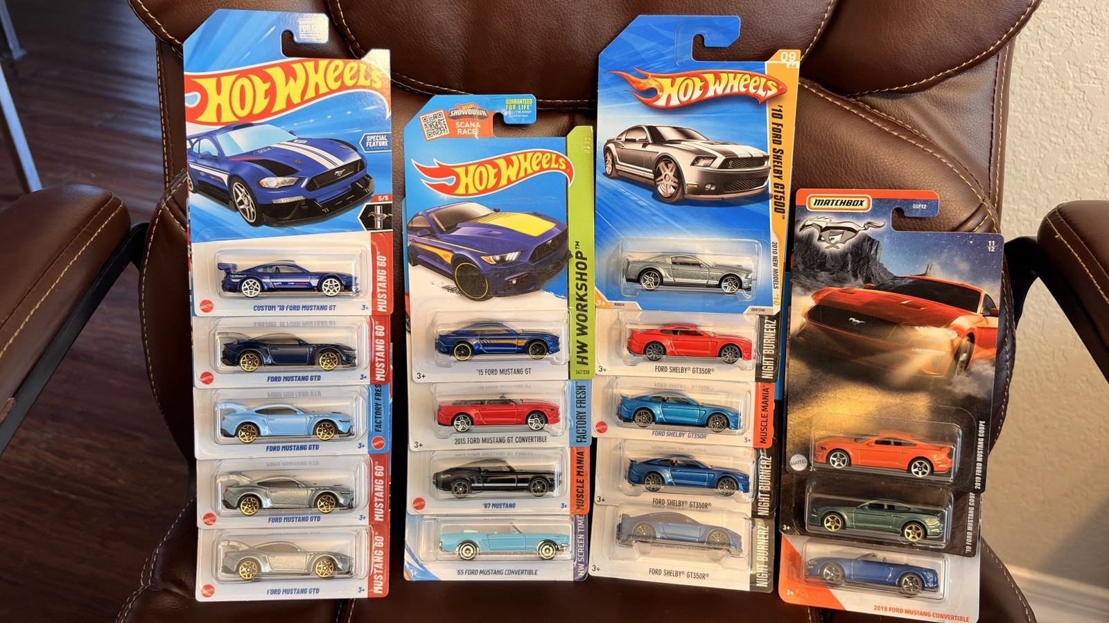 Hot Wheels Matchbox Lot of 17 Mustangs Shelby GT 500 GTD 15 67 65 10 GT350R NEW