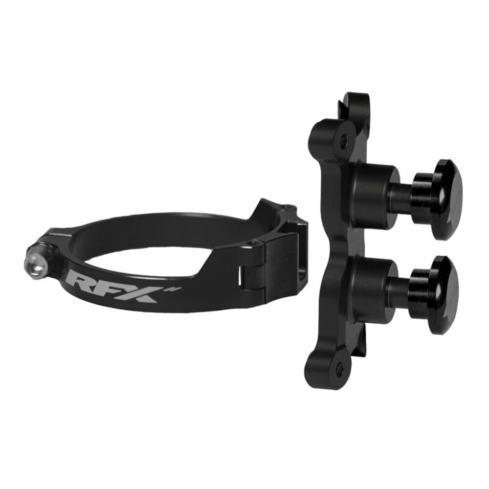 System Of Output Fast Double Button RFX Pro Series 2-anodizado Hard for Bike