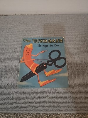 The Toymaker Things To Do Published by The Saalfield Publishing Co 1937 RARE HTF