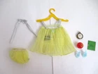 Vtg Mattel Barbie Doll Outfit-Sweet Dreams #973-Yellow-Complete