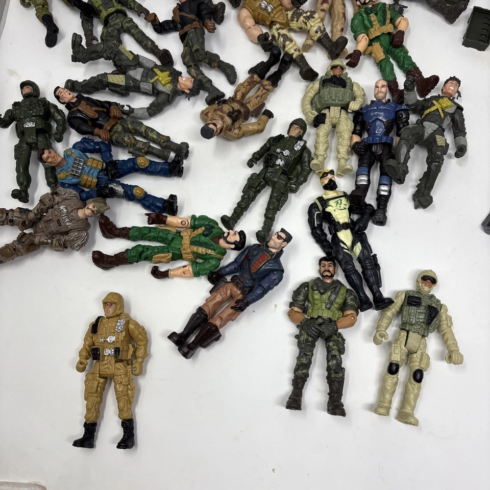 "30+ figuras de acción y accesorios Lanard & More The Corps Military Soldiers 4""" Foto 4 de 4
