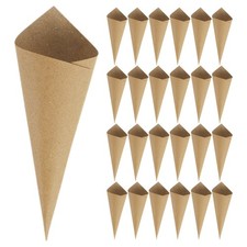 60pcs Paper Confetti Cones Petal Cone Paper Tapers Cone Candy Holder