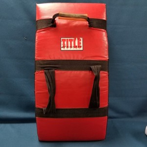 Title Classic Boxing Red & Black Curved Body Shield 