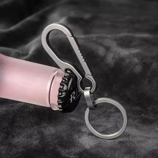 Titanium Carabiner Keychain Buckle Clip Small Strong Key Ring Holder Spring Hook