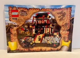 Lego 'Orient Expedition' 7419 DRAGON FORTRESS beautiful set w/ box & instruction