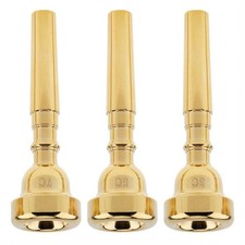Professional Trumpet Mouthpiece Size 3C 5C 7C for Bach Gold Coated w/ Rich Tone