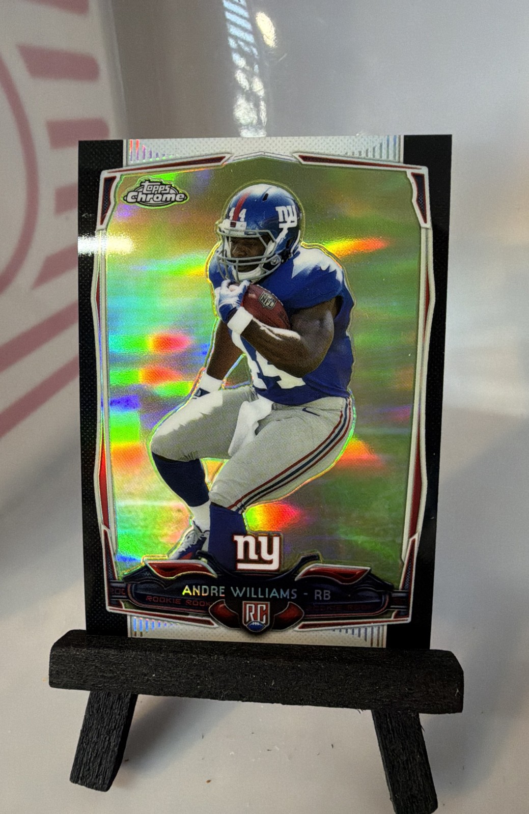 2014 Topps Chrome - Andre Williams #154 Black Refractor /299 (RC)