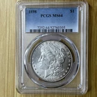 1898 MORGAN DOLLAR PCGS MS64