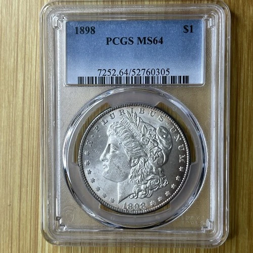 1898 MORGAN DOLLAR PCGS MS64