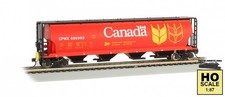 Bachmann 73801 HO Cylindrical Covered Grain w/ EOT Flasher - Wheat Board CPWX