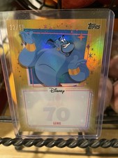Topps Disneyland 70th Anniversary Genie 32/50 Gold Autograph Opportunity Card