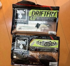 JACKALL Lure Set DriftFry 4.0 & Honey Nugget 3.0 Used Fishing Baits