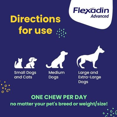 Flexadin Advanced Dog Hip and Joint Supplement with Undenatured Collagen, One...