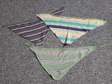 3xDreiecktuch/Halstuch f&uuml;r Kinder bis ca. 2 Jahre: versch.Farben und Marken,bunt