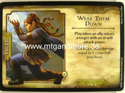 D&D Fortune Cards - 1x Wear Them Down  #079