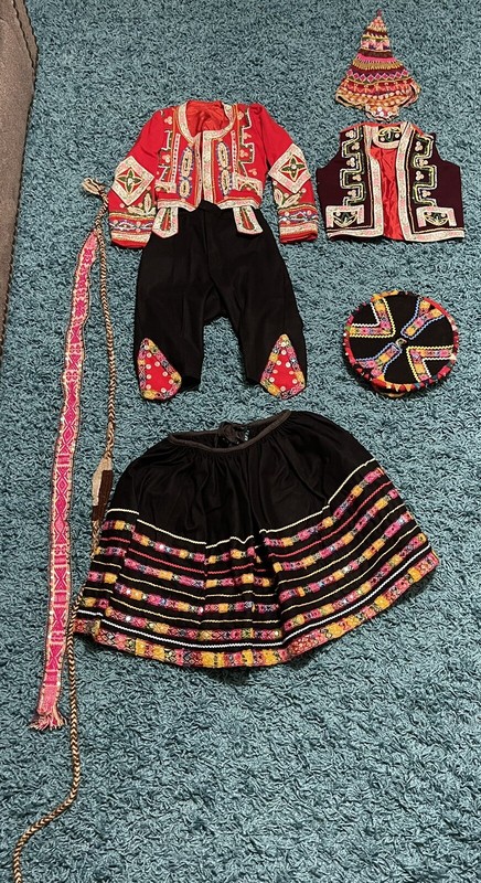 Vintage 1970’s Authentic Peruvian Traditional Children’s Clothing Lot