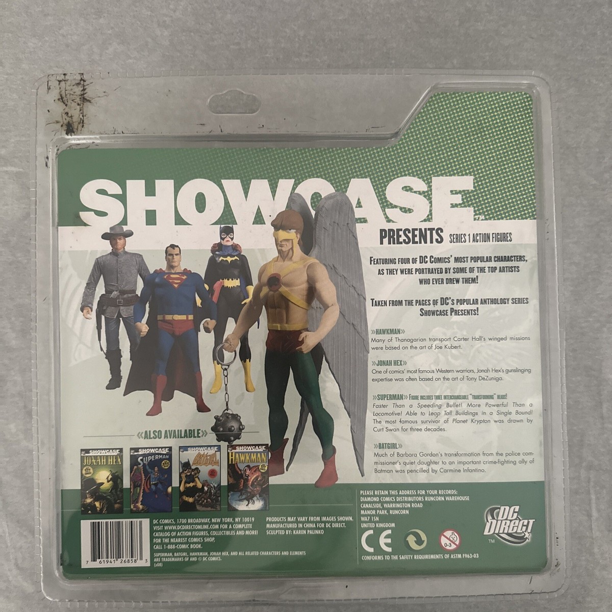 HAWKMAN Action Figure DC Direct Showcase Presents Series 1