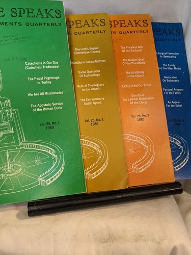 The Pope Speaks: the Church Documents Quarterly: 24 issues 1977- 1984 - Picture 4 of 9