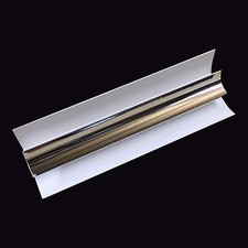 Silver 5mm Shower Wall Panel Trims 2.6m Bathroom Cladding PVC Wall Panels Chrome