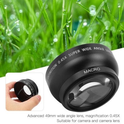 JSR‑1155 Advanced 49MM Wide Angle Macro Lens Fit For All