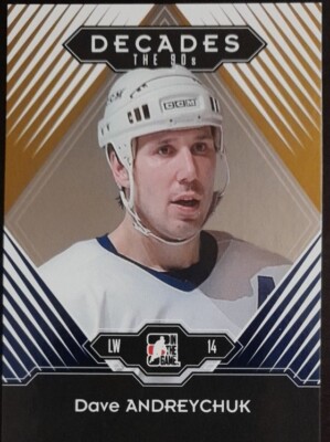 2013 - 2014 ITG Dave Andreychuk Decades The 90's Gold /30 #47 Hockey Card