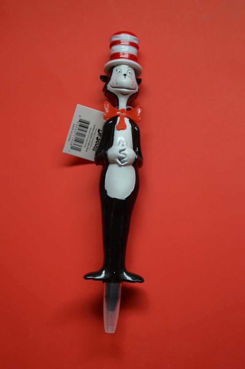DR. SEUSS CAT IN THE HAT 3D Character Pen Black Ink | eBay