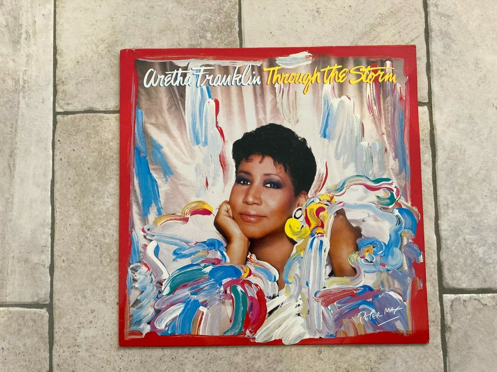 Aretha Franklin _ Through The Storm _ LP Vinile 33giri 12"" _ 1989 Arista 1st