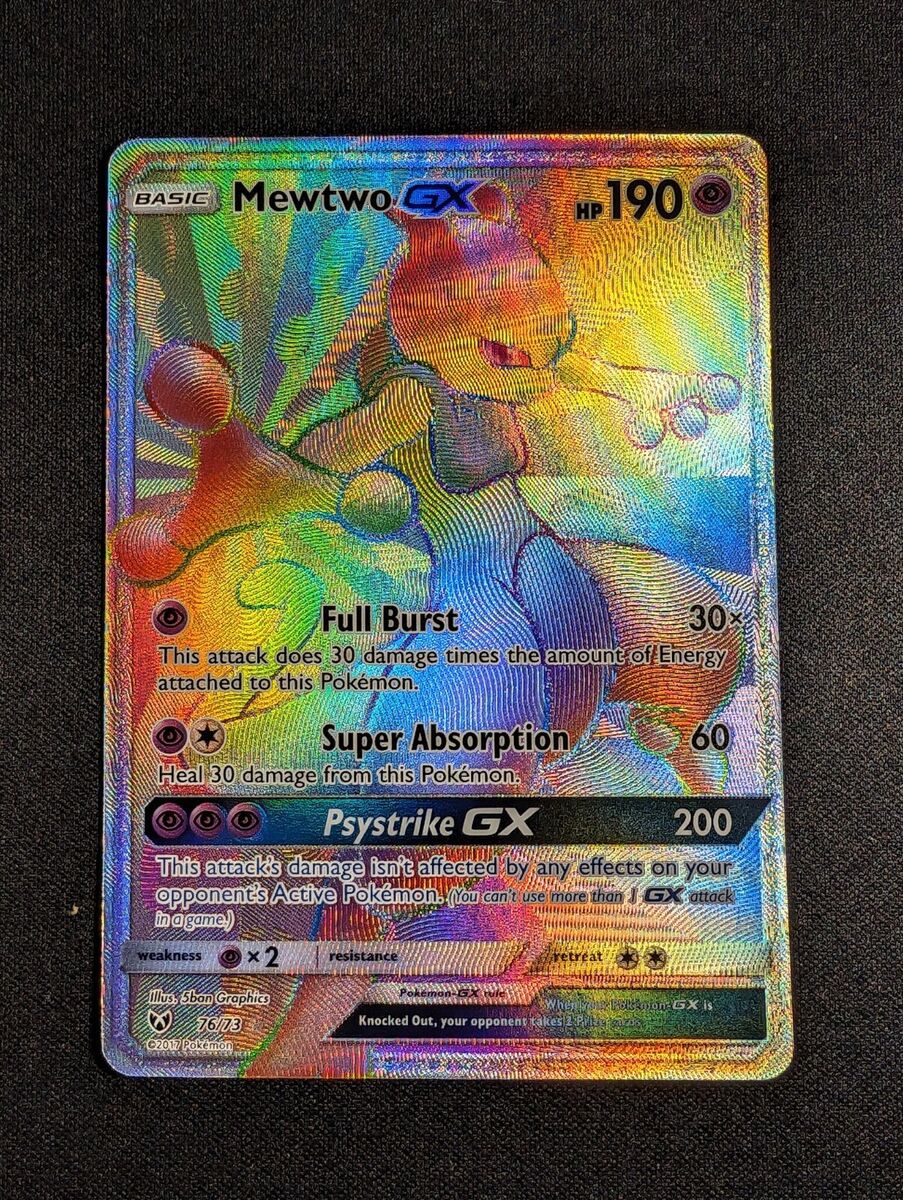 Pokemon Mewtwo GX 76/73 Secret Rare Shining Legends NM | eBay Pokemon Mewtwo GX 76/73 Secret Rare Shining Legends NM | eBay