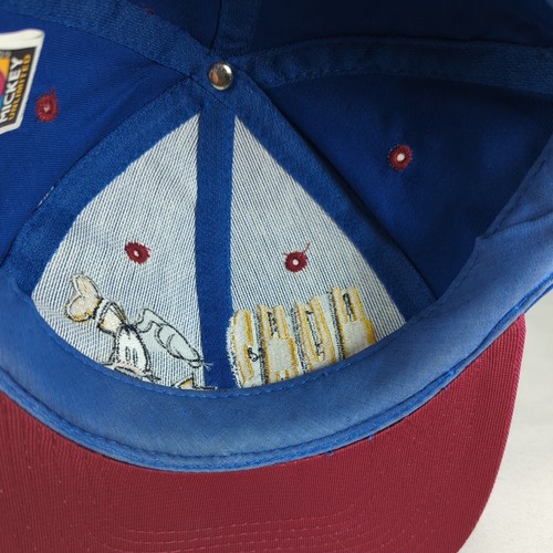 Vintage 90s Mickey Unlimited Disney Goofy Embroidered Snapback Hat Cap Huh? - Picture 8 of 8