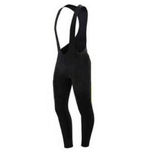 Men's Black Cycling Long Bib Pants Padded Bicycle Bike Long Bib Tights S-5XL