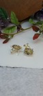 CN STERLING Crystal 6.00ct Oval  Baguette Earrings Omega back 8.7gr J4254OS — photo 3
