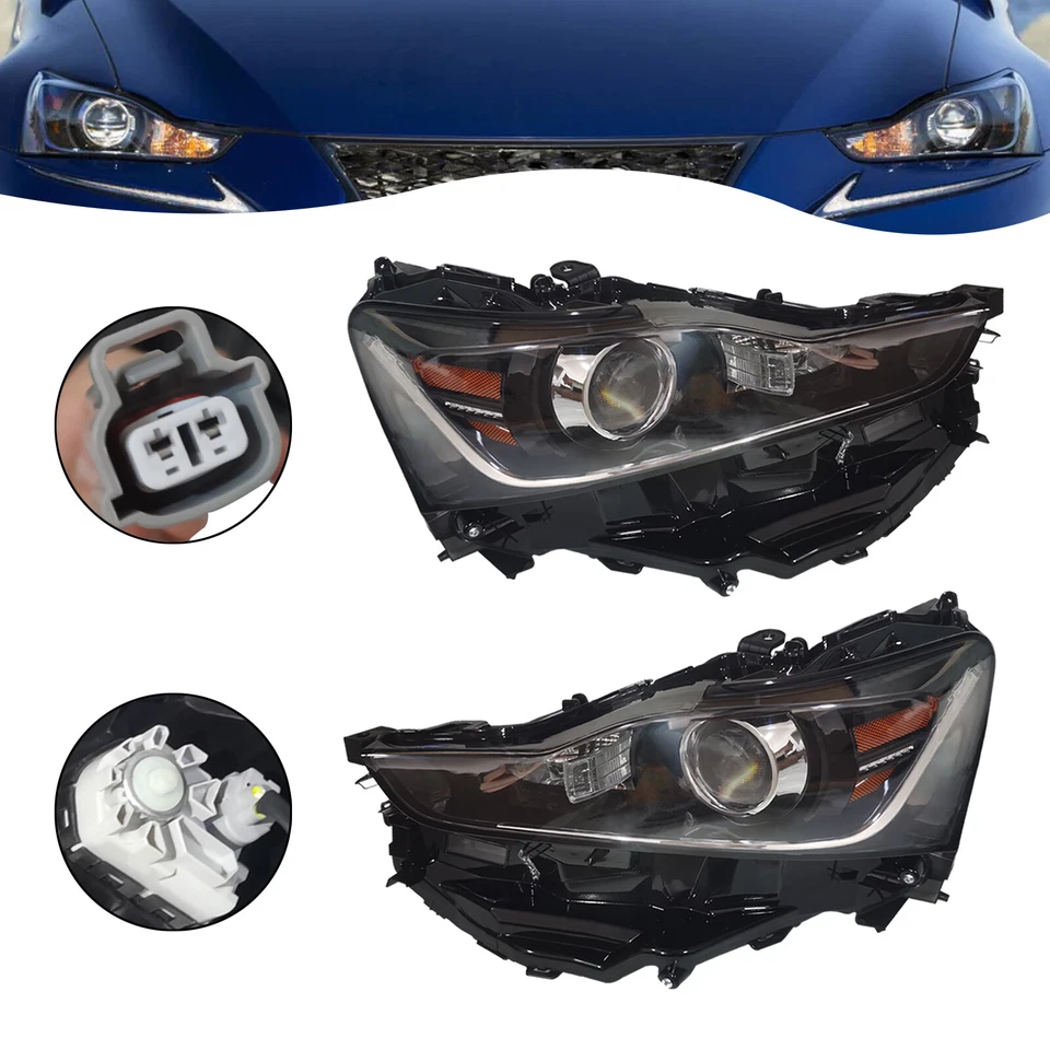 Conjunto de faros LED izquierda/derecha opcional para Lexus IS300 IS350 2017-2020 Foto 3 de 4