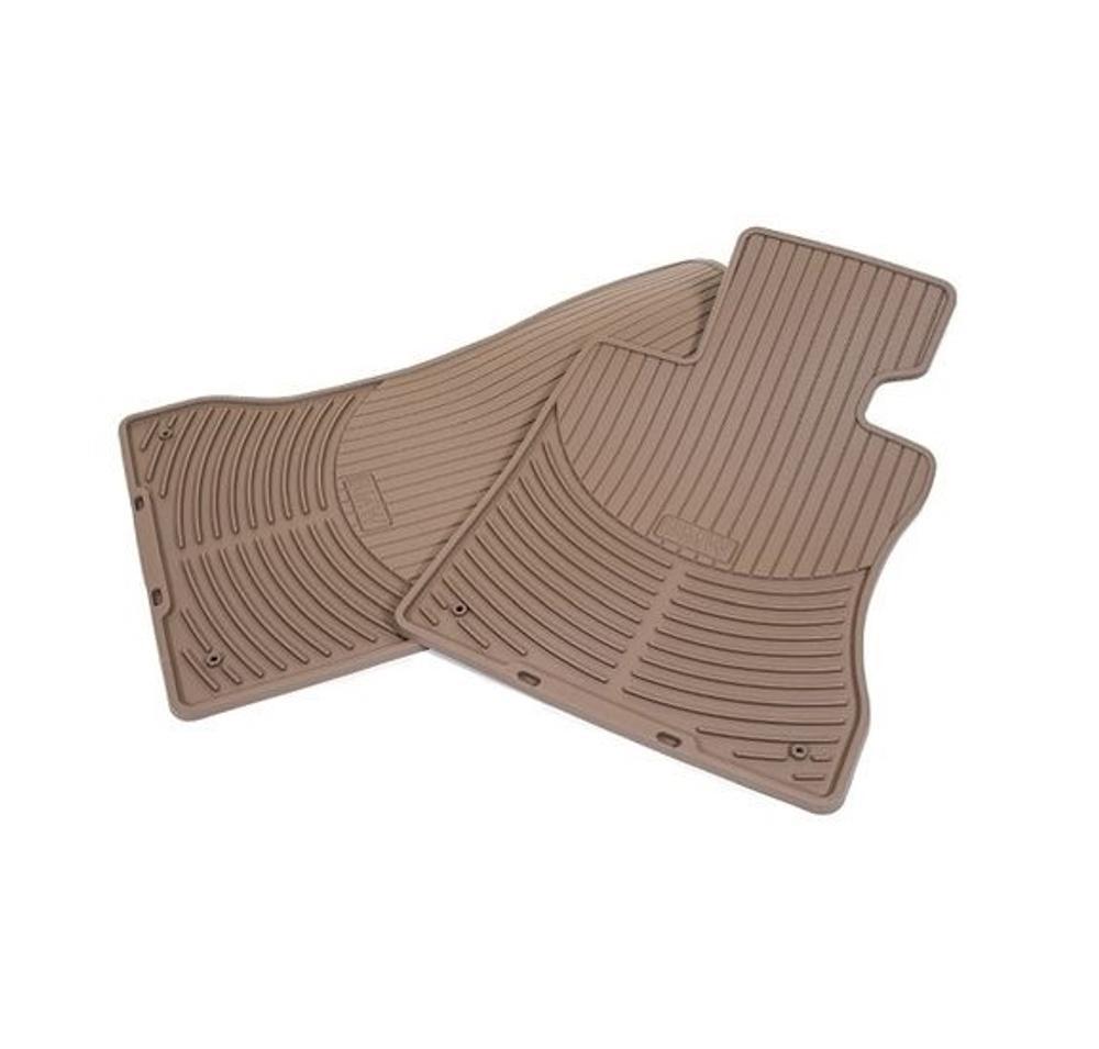 Genuine Front Beige All Weather Rubber Floor Mats Set for BMW E85 E86