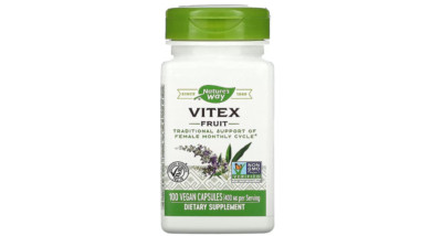 Nature's Way Vitex Fruit - 400 mg - 100 Capsules exp 4-27