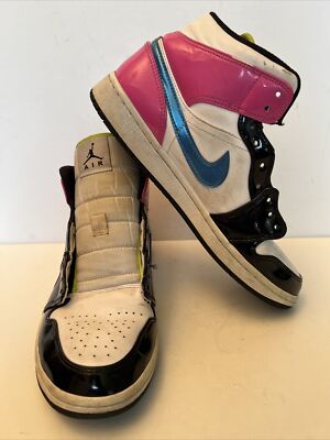 Nike Air Jordan 1 Mid SE Cyber Active Black/White Cz9834 2020 Sz 9