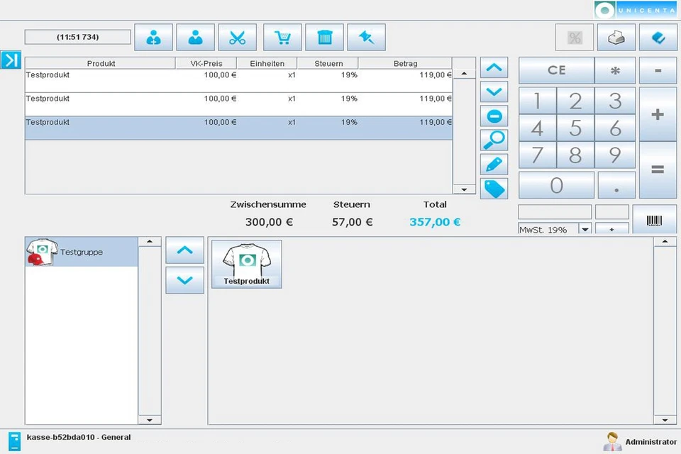EINZELHANDEL / GASTRONOMIE CAFE KIOSK / KASSENSOFTWARE POS / KASSENSYSTEM FÜR PC - Bild 3 von 4