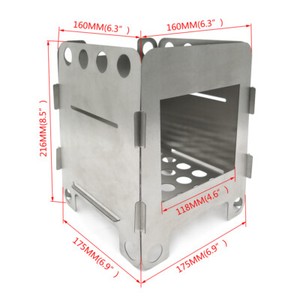 folding wood stove
