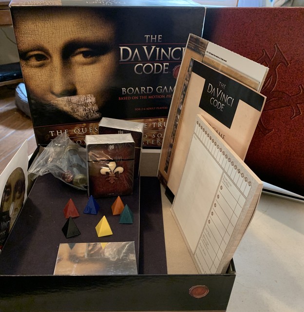 The DaVinci Code board game, Brand New and Sealed eBay
