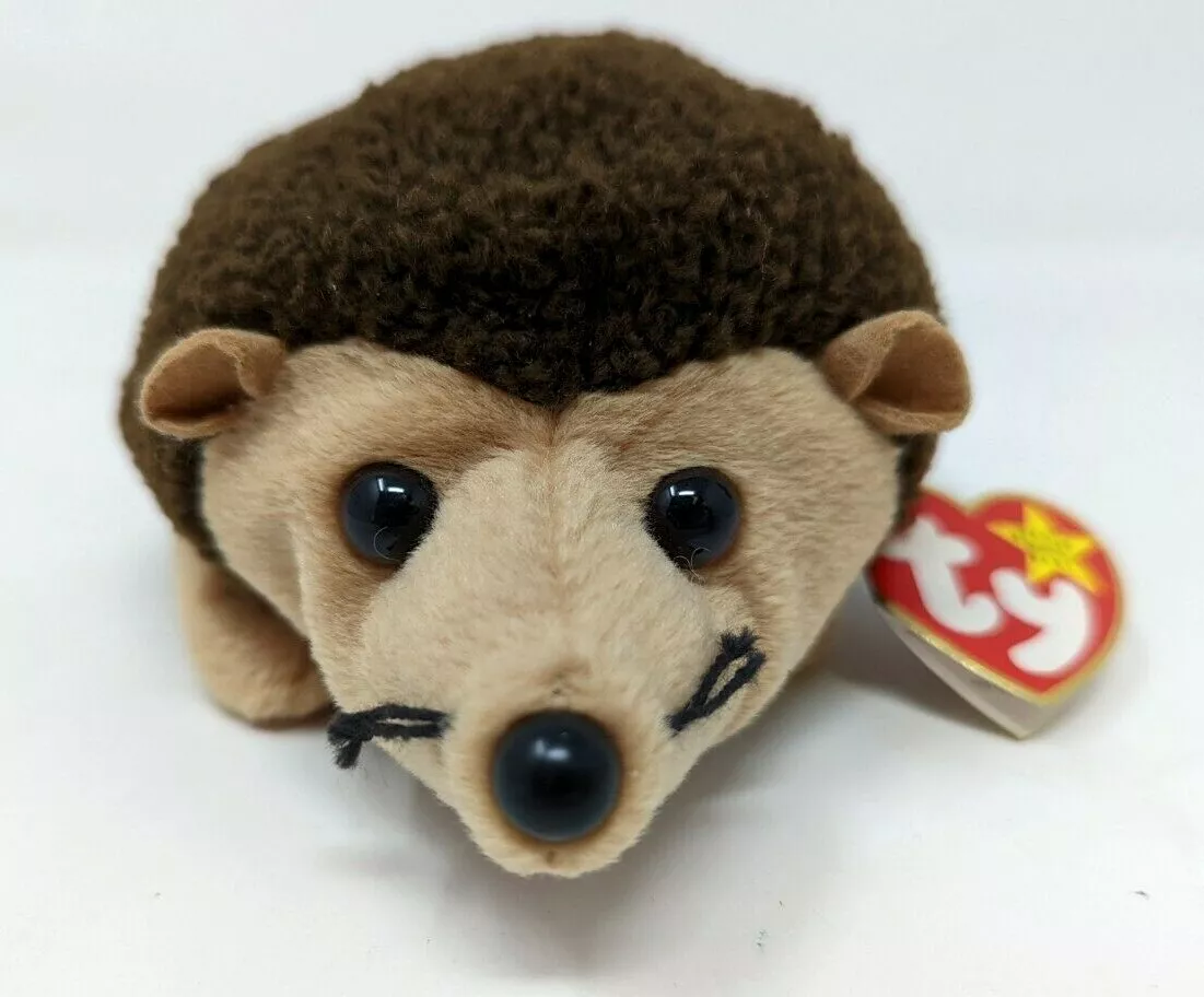 NWT VTG 1998 Ty Beanie Babies Prickles Hedgehog Beanbag Stuffed