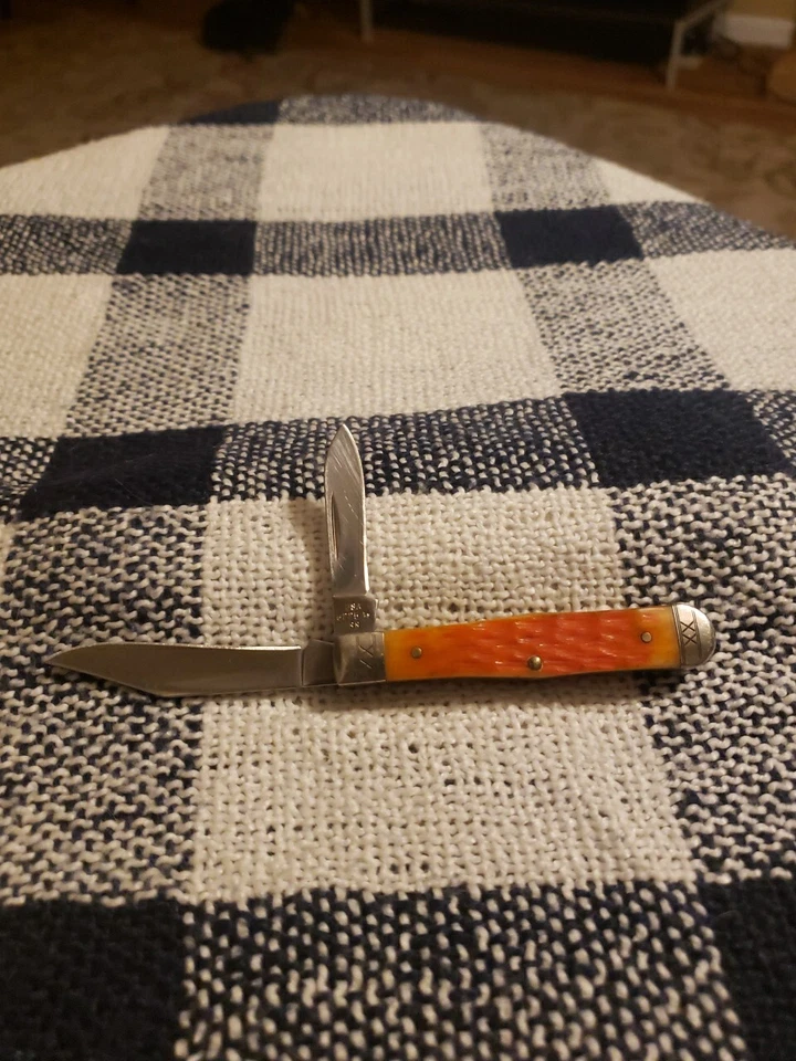 Case XX USA 6225 1/2 SS 2022 Small Center Swell Jack Bone Pocket Knife TSA EDC - Image 3 of 4