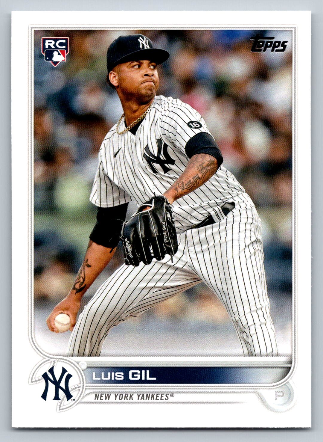 2022 Topps #131 Luis Gil New York Yankees ROOKIE