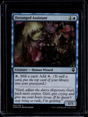 Deranged Assistant - 65 - Foil - CMR - NM - MTG Magic the Gathering