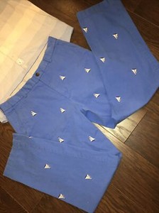 Brooks Brothers 346 Blue Embroidered Sailboats Men S Pants Tag 34 X 32 31 Now Ebay Brooks Brothers 346 Blue Embroidered Sailboats Men S Pants Tag 34 X 32 31 Now Ebay
