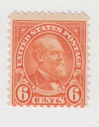 USA 1922-26. 6c. James Garfield (1831-1881). 20th President of the USA MLH OG