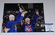 Jon Lester signed Chicago Cubs 11x14 photo autographed 4 BAS Beckett